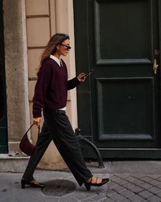 burgundy for fall | Instagram Grey Outfits, Soft Autumn Palette, Fall Instagram, 2024 Outfits, Fall 24, Grey Outfit, Dressy Outfits, Work Outfits Women, Hijab Outfit