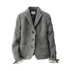 Neutral Jacket, Uniqlo Jackets, Blazer Outfits For Women, Herringbone Blazer, Fall Capsule Wardrobe, Uniqlo Women, After Life, Stylish Jackets, Outfits For Women