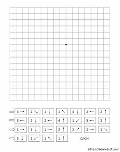 the graph paper has numbers on it and is drawn in two different ways, including one with