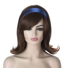 Category:Synthetic Wig; Gender:Women's; Wig Type:Cosplay Wig; Occasion:Daily Wear,Party / Evening,Vacation,Daily,Cosplay Costumes; Age Group:Adults; Cosplay Works:50s; Color Shade:Brown; Hair Material:Synthetic Hair; Cap Construction:Machine Made; Texture:Curly; Length:Medium Length; Features:Comfortable,Cosplay,Fashion,Easy to Carry,Soft; Heat Resistant:Yes; Listing Date:07/26/2023; Cap Circumference:; Front to Back:; Nape of Neck:; Side to Side Across Forehead:; Side to Side Over Top:; Temple 70s Pinup, Halloween Costume Women, Betty Rubble, Cosplay Fashion, 60s Women, Carnival Costume, Halloween Wigs, Costume Women, 60s Retro