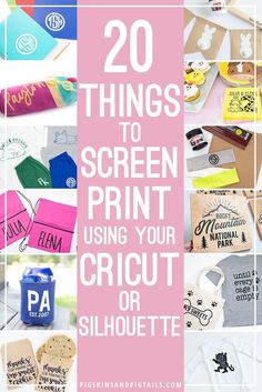 20 Things to Screen Print Using Your Cricut or Silhouette - Pigskins & Pigtails T shirt #tshirt t-shirt #t_shirt t shirts #tshirts t-shirts #t_shirts T shirt design #tshirtdesign T-shirt designs #t_shirtdesign T shirts designs #tshirtsdesigns 7.1356