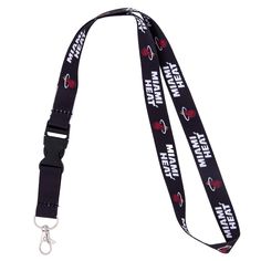 PRICES MAY VARY. Premium Quality - Made of polyester, each lanyard features the same design printed on both sides. Each lanyard features a plastic release buckle and a clip at the end to attach your keys or other items you use a lot like a school or work ID. Keychain Neck Strap - The way the lanyard is sewed is in order to ensure you can wear the lanyard around your neck and it will show the design properly. It may appear as if it was sewn backwards, but that was done on purpose. Measurements - Lanyard Keychain, Desert Cactus, National Basketball Association, Id Badge Holders, Miami Heat, Badge Holder, Id Badge, Badge Holders Lanyard, Neck Strap