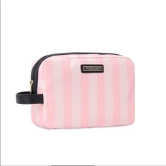 Victoria’s Secret Carry All Case Cosmetic Bag Pink Signature Stripe New Condition: New In Package Size: 85"L X 2.9"W 6.1"H Color: Pink Stripe This Signature Stripe Case Fits All Makeup And Self-Care Essentials, Whether Packed In Your Carry-On Or Tucked In Your Work Tote. Fits: All Makeup, Full Size Perfumes, Lotions Zip Closure 1 Exterior Pocket, 1 Interior Pocket Imported Nylon Victoria's Secret Cosmetic Bag With Removable Pouch, Victoria's Secret Travel Cosmetic Bag With Removable Pouch, Victoria's Secret Rectangular Cosmetic Bag For Daily Use, Victoria's Secret Pink Cosmetic Bag For Everyday Use, Victoria's Secret Pink Cosmetic Bag, Trendy Victoria's Secret Bags As Gift, Trendy Victoria's Secret Bags For Gifts, Pink Portable Cosmetic Bag, Victoria's Secret Rectangular Gift Bag