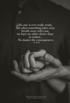 two hands holding each other with a quote on it