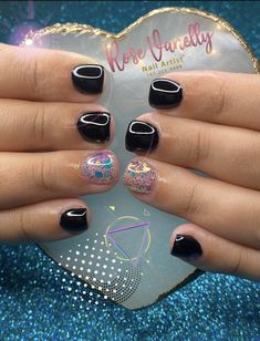 Acrylic Overlay Nails Design, Teal Acrylic Nails, Glitter Gel Nail Designs, Square Gel Nails, Elegant Touch Nails, Acrylic Overlay, Gel Overlay, Christmas Gel Nails, Simple Gel Nails