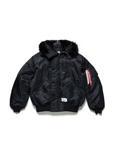 WTAPS X ALPHA INDUSTRIES N-2B PARKA OUTERWEAR Alpha Industries BLACK L 2b Design, Military Style Fashion, Cats Art Drawing, Dream Future, Men Parka, The Alpha, Cats Art, Military Style, Pocket Bag