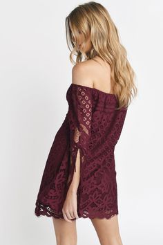 "Heart Eyes In The Take My Hand Lace Shift Dress. An Off The Shoulder Dress Featuring Gorgeous Lace Overlay With The Prettiest Lace Trim And Tie Details We'Ve Ever Seen. Bare Your Bold Shoulders For Date Night And You Won'T Take This Flowy Lace Dress For Granted." Flowy Lace Dress, Take My Hand, Lace Shift Dress, Heart Eyes, Lace Mini Dress, Lace Overlay, Shift Dress, Off Shoulder Dress, Lace Trim