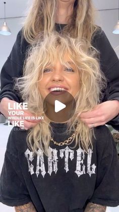 Styles For Long Hair With Bangs, Fringe Haircut Women Medium, Shaggy Balayage Hair, Blonde Hair Long With Bangs, Womens Grunge Haircuts, Blonde Shag Hairstyles Medium, Medium Haircut With Fringe, Shaggy Hair Updo