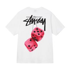 STUSSY（ステューシー）STUSSY FUZZY DICE TEE カットソー 半袖 Tシャツ1904765 Fuzzy Dice, Mochila Jansport, Streetwear Essentials, Printed Tees, Tshirt Logo, Mens Tees, Piece Of Clothing, Timeless Fashion