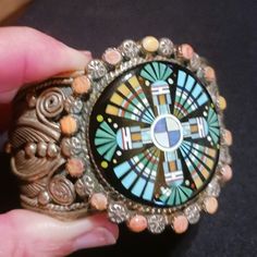 This Beautifully Done Zuni Inlaid Mosaic, Unique Cuff Bracelet Is Not Only Beautiful But Special In A Way Of Being So Unique And A One Of A Kind. Zuni Jewelry, Ethnic Jewelry, Blue And Silver, Womens Jewelry Bracelets, Cuff Bracelet, Vintage Jewelry, Mosaic, Cuff, Women Jewelry