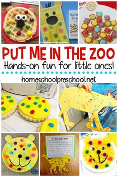 some crafts and activities for kids to do with the zoo