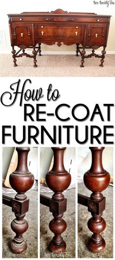 how to re - coat furniture for the home