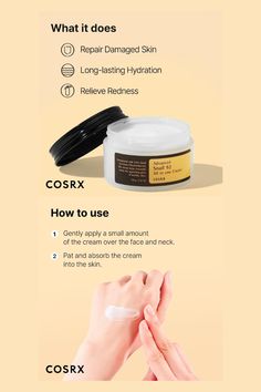 COSRX Snail Mucin 92% Moisturizer 3.52 oz, Daily Repair Face Gel Cream for Dry Skin, Sensitive Skin, Not Tested on Animals, No Parabens, No Sulfates, No Phthalates, Korean Skincare (3.52 OZ/100g) Cosrx Moisturizer, Cosrx Snail Mucin, Cosrx Snail, Advanced Snail, Jelly Cream, Small Business Instagram, Beauty Content, Snail Mucin, Business Instagram