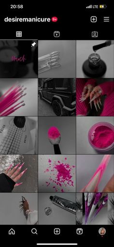 Nail Page Instagram, Nail Page Ideas, Instagram Nail Page Ideas, Nail Lab, Aqua Nails, Business Nails, Nail Store, Nail Salon Decor