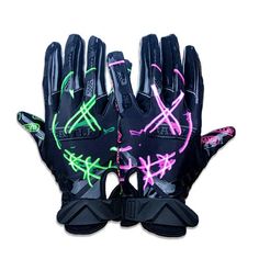 Battle Senior Nightmare 2.0 Cloaked Receiver Football Gloves Purge 2.0 Football Dress, Football Gloves, Football Gear, Batting Gloves, Youth Football, Football Equipment, Sports Gloves, Flag Football, Play Hard