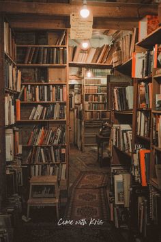 In this photo you see the inside of the charming Armchair Books in Edinburgh. The lights are dimmed, and the books are stacked on shelves, even on the ceiling! If you want to learn more about the best bookshops in Edinburgh, or other bookish guides around the world, head over to my blog now! Dark Academia Books, Czech Republic