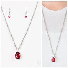 Long Necklace Red Necklace, Million Dollar, Paparazzi Jewelry, Necklace Earring Set, Long Necklace, Womens Jewelry Necklace, Earring Set, Jewelry Necklaces, Necklaces