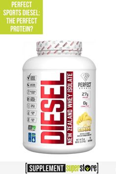 Your guide to Perfect Sports Diesel and how it can meet your goals and needs. Best Protein Supplement, Post Workout Shake, High Protein Foods, Whey Isolate, Best Protein Powder, Protein Powder Recipes