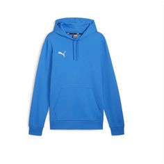 PUMA Team Goal Casual Hoodie. Comfortable team wear from PUMA. PUMA Cat logo embroidered on the right chest. Hood with drawcord. Front kangaroo pocket. Elastic cuff and hems. Cotton/polyester. dryCELL sweat control. Regular fit. Cat Branding, Team Goals, Puma Cat, Cat Logo, Short T Shirt, Team Wear, Puma Women, Puma Mens, Casual Pullover