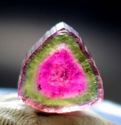 Agate Aesthetic, Crystal Kingdom, Pretty Rocks, Rock Collection, Minerals And Gemstones, Rocks And Gems, Watermelon Tourmaline, Cut Loose, Gems And Minerals