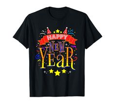 PRICES MAY VARY. Happy New Year. Are you celebrating the New Year 2024? Then grab this New Years Eve 2024 design for attending a New Years Eve party 2024. Lightweight, Classic fit, Double-needle sleeve and bottom hem 2024 Design, New Year Designs, Year 2024, New Years Eve Party, Print Pullover, New Years Eve, Art Deco Fashion, Lettering Alphabet, Branded T Shirts