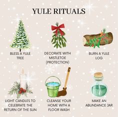 an image of christmas items that include candles, mist and other things to put on the tree