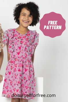 Explore a wide range of free sewing patterns and fashion embroidery and diy magazines at doiturselfforfree.com.Create amazing things for children and babies, men and women, and even home ware for free.All the free patterns are available in PDF format. Summer Dress Sewing Pattern, Summer Dress Sewing, Girls Dress Pattern Free, Pants Patterns, Summer Dress Sewing Patterns, Skirt Ruffles, Home Ware, Big Girl Dresses, Toddler Patterns