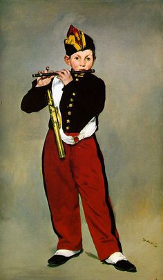 a painting of a young boy in uniform