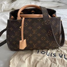 Brand New - Never Used!!! Authentic, Gorgeous Bag, Brand New, And Not Worn Once. No Scratches Or Wear. In Perfect Condition. Comes With: Dust Bag, 2x Keys Louis Vuitton Carryall, Louis Vuitton Croisette, Louis Vuitton Montaigne, Saddle Bag Purse, Mm Monogram, Louis Vuitton Red, Louis Vuitton Limited Edition, Custom Wallet, Monogram Handbag