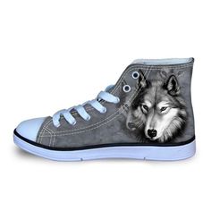 Wolf Grey Shoes Wolf Man, 3d Animals, Just For Men, Stunning Shoes, Majestic Animals, Dark Denim Jeans, Unique Shoes, Grey Shoes, Urban Wear