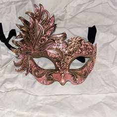 Authentic Masquerade Mask. Authentic Venetian Mask. Handmade And Hand Painted In Italy. Brand Is Balo Coloc. Brand New. Masquerade Quince Mask, Custom Masquerade Mask, Pink And Black Masquerade Mask, Ornate Masquerade Mask, Princess Masquerade Mask, Fantasy Masquerade Mask, Masquerade Ball Outfit Women, Masquerade Mask Ideas, Pink Masquerade Mask