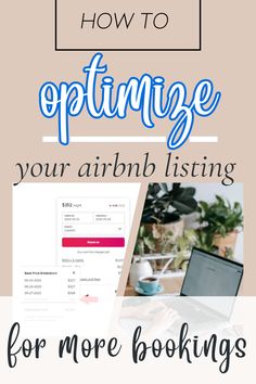 the words, how to optimige your airbn listing for more books