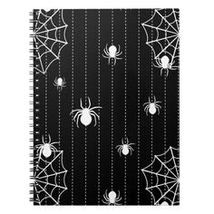 black and white spider web pattern on fabric