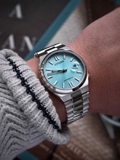 Blue Watches For Men, Citizen Watches For Men, Citizen Tsuyosa, Tissot Prx Powermatic 80, Citizen Watches, Mens Watches Affordable, Best Watch Brands, Trendy Boy Outfits