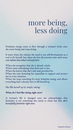 Feminine energy is about fostering growth, healing, and emotional presence. It emphasizes the importance of feeling, holding space, and allowing things to flourish in their own time. This energy is deeply connected with the cycles of nature and life, and it encourages us to appreciate the universe's beauty and endure its changes. #FeminineEnergy #priestess #divinefeminine #spiritualjourney #selfawareness #innerbalance #emotionalpresence Divine Feminine Manifestation, Channeling Feminine Energy, Healing Woman Aesthetic, How To Shift Your Energy, Stepping Into Your Feminine Energy, Stepping Into Feminine Energy, Embrace Feminine Energy, How To Increase Feminine Energy