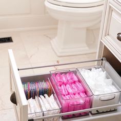 Home Organization Solutions For Every Room. Quality, Value   Design. | Bathroom Organization Sanitary Pads Storage Bathroom, Pads Storage Bathroom, Sanitary Pads Storage, Pads Storage, Cozy Fall Bedroom, Storage Bathroom, Minimalist Kitchen Design, Under Sink Storage