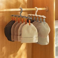 Description: Featuring its light weight and small size, this hat hanger is easy to use and change place, which is practical and stable. By using this hat hanger can help to keep your wardrobe tidy and save space, which is convenient and useful. It is made of high-quality PS and PP material. The length of this hat hanger is 38.7cm and width is 13cm. It is suitable for storage cloth, hat, baseball hats, cowboy hat, bucket hat and other hats. Item Name: Hat Hanger Material: PS, PP Features: Easy to Space Saving Bedroom, Coat Storage, Hanging Hats, Space Saving Hangers, Wardrobe Organisation, Hat Organization, Hat Hanger, Hat Holder, Hanger Clips