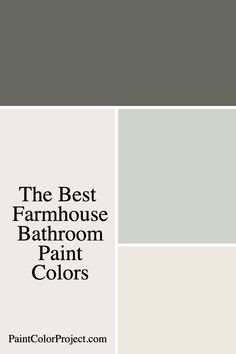 the best farmhouse bathroom paint colors