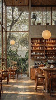 Coffee Shop With Mezzanine, California Restaurant Design, Earth Tone Restaurant, Country Cafe Design, Cafe Interior Industrial, Organic Cafe Design, Spanish Cafe Interior, Modern Rustic Restaurant Interior, Farm To Table Restaurant Design