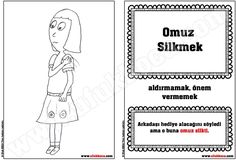 an adult coloring book with the words omuz silkmek