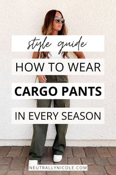 Master the art of versatile dressing with our guide on "How to Style Cargo Pants For Any Season." Elevate your fashion game as we showcase the best cargo pants for women and share tips on creating stylish looks for any occasion. Cargo Joggers Outfits, Black Cargo Pants Women, Green Cargo Pants Outfit, Best Cargo Pants, Navy Cargo Pants, Women's Cargo Pants, How To Style Cargo Pants