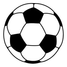 a black and white soccer ball