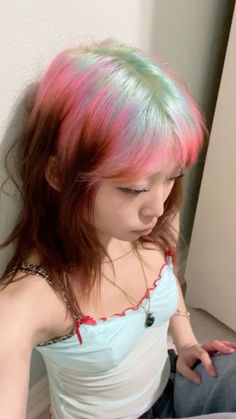 Blue Ghost, How To Have Style, Light Blue Hair, Pink Ghost, Unique Hair, Pretty Hair Color, Funky Hairstyles