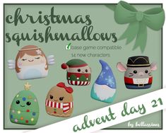 the christmas squishmalows are available for purchase