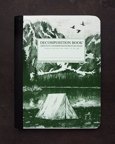 a book with a tent on the cover