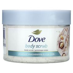 1/4 Moisturizing Cream Naturally-Derived Cleansers pH BalancedNo Sulfate Cleanser PETA Approved - Global Animal Test PolicyVeganPolish your skin with Dove Body Scrub, the scrub that nourishes and restore´s skin´s natural nutrients. Salt Body Scrub, Rice Milk, Rice Bran Oil, Electrical Appliances, Pomegranate Seeds, Body Care Routine, Shower Routine, Mango Butter