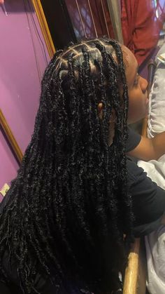 Locs Hair Styles, Hair Styles Weave, Distressed Soft Locs, Faux Hawk Haircut, Hawk Haircut, Vacation Hair, Haircut Design, Soft Locs, Weave Ponytail Hairstyles