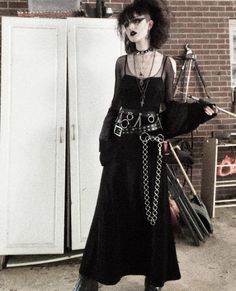 Trad Goth Outfits, Goth Outfit Inspo, Goth Outfit Ideas, Trad Goth, Goth Subculture, Goth Look, Estilo Punk