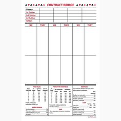 a printable workbook with the words, contact bridge and other things to do