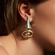 Andaluz Earrings Soiree Outfit, Luis Bunuel, Bohemian Jewels, Fashion 2000, Jewelry Lookbook, Natural Ruby, Ear Jewelry, 925 Sterling Silver Jewelry, Piercing Jewelry